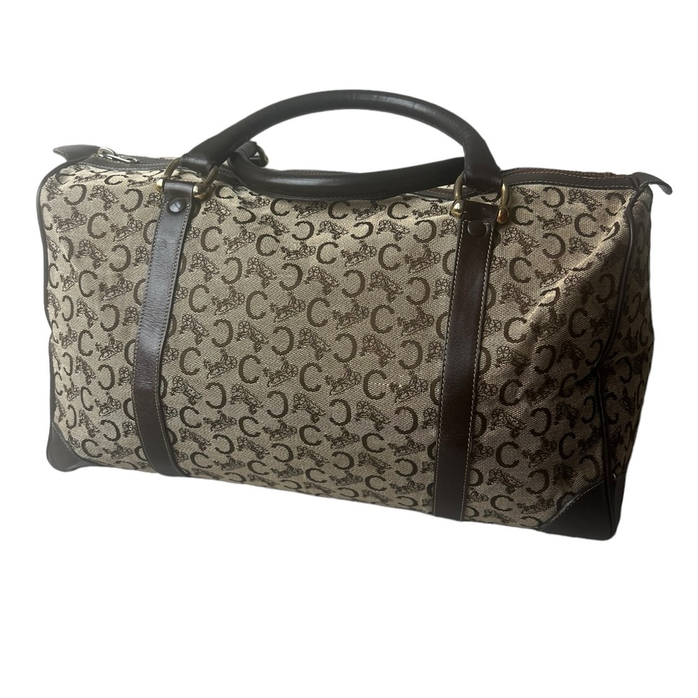 Celine macadam canvas boston bag
